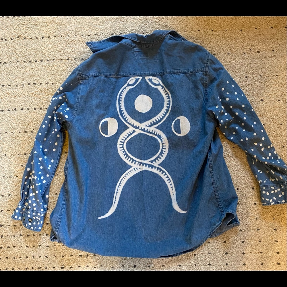 Brass Arrow unisex denim shirt size M (m) L (w)